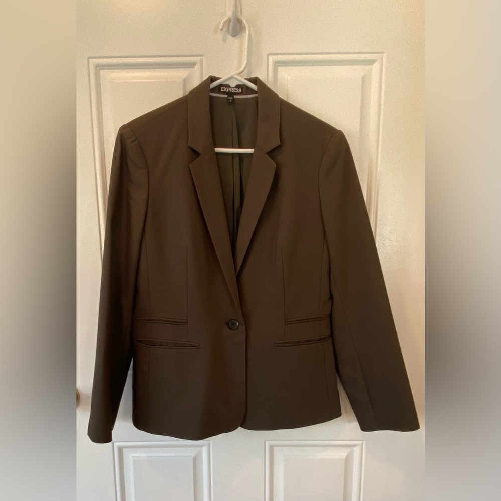 EXPRESS DRESS ONE BUTTON BLAZER